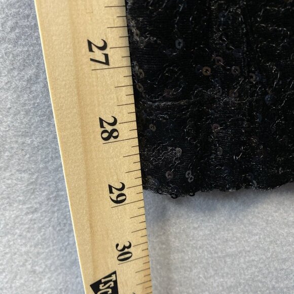 Soft Surroundings Eva Sequin Pants Womens Size Small Boot Cut Black Sparkle NWT - Picture 6 of 12